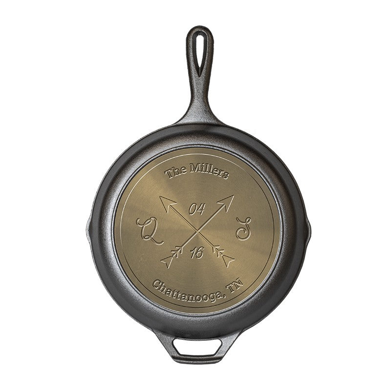 Lodge Custom Engraved Couples Skillet - Cast Iron Cookware