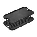 Lodge 20 x 10.5 Inch Pro-Grid Reversible Grill/Griddle - Cookware
