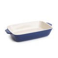 Lodge Medium Stoneware Casserole Dish, 11 x 7.5 Inch - Stoneware Bakeware