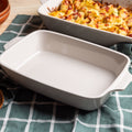 Lodge Medium Stoneware Casserole Dish, 11 x 7.5 Inch - Stoneware Bakeware