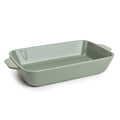 Lodge Large Stoneware Casserole Dish, 13 x 9 Inch - Stoneware Bakeware