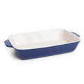 Lodge Large Stoneware Casserole Dish, 13 x 9 Inch - Stoneware Bakeware