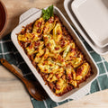 Lodge Large Stoneware Casserole Dish, 13 x 9 Inch - Stoneware Bakeware