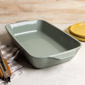 Lodge Large Stoneware Casserole Dish, 13 x 9 Inch - Stoneware Bakeware