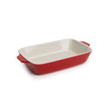 Lodge Small Stoneware Casserole Dish, 9 x 6 Inch - Stoneware Bakeware