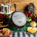 Lodge 10.25 Inch Seasoned Cast Iron Kentucky Derby Skillet - Cookware