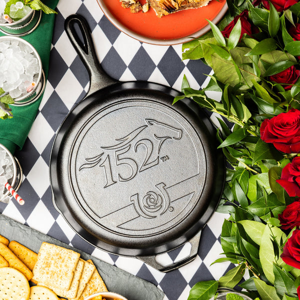Lodge 10.25 Inch Seasoned Cast Iron Kentucky Derby Skillet - Cookware