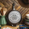 Lodge 10.25 Inch Seasoned Cast Iron Smokey Bear Skillet - Cookware