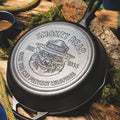 Lodge 10.25 Inch Seasoned Cast Iron Smokey Bear Skillet - Cookware