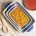Lodge Large Stoneware Casserole Dish, 13 x 9 Inch - Stoneware Bakeware