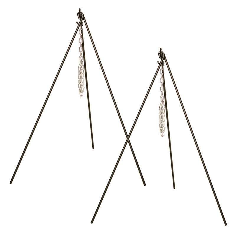 Lodge Camp Tripod, 2 Pack - Camp Cooking Accessory