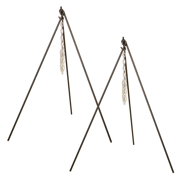 Lodge Camp Tripod, 2 Pack - Camp Cooking Accessory