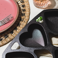 Lodge Seasoned Cast Iron Heart Mini Cake Pan - Cookware