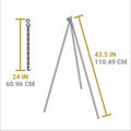 Lodge Camp Tripod, 2 Pack - Camp Cooking Accessory