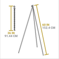 Lodge Camp Tripod, 2 Pack - Camp Cooking Accessory