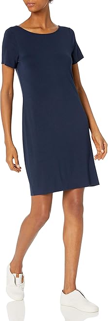 Women's Jersey Regular-Fit Ballet-Back t-Shirt Dress (Previously Daily Ritual)