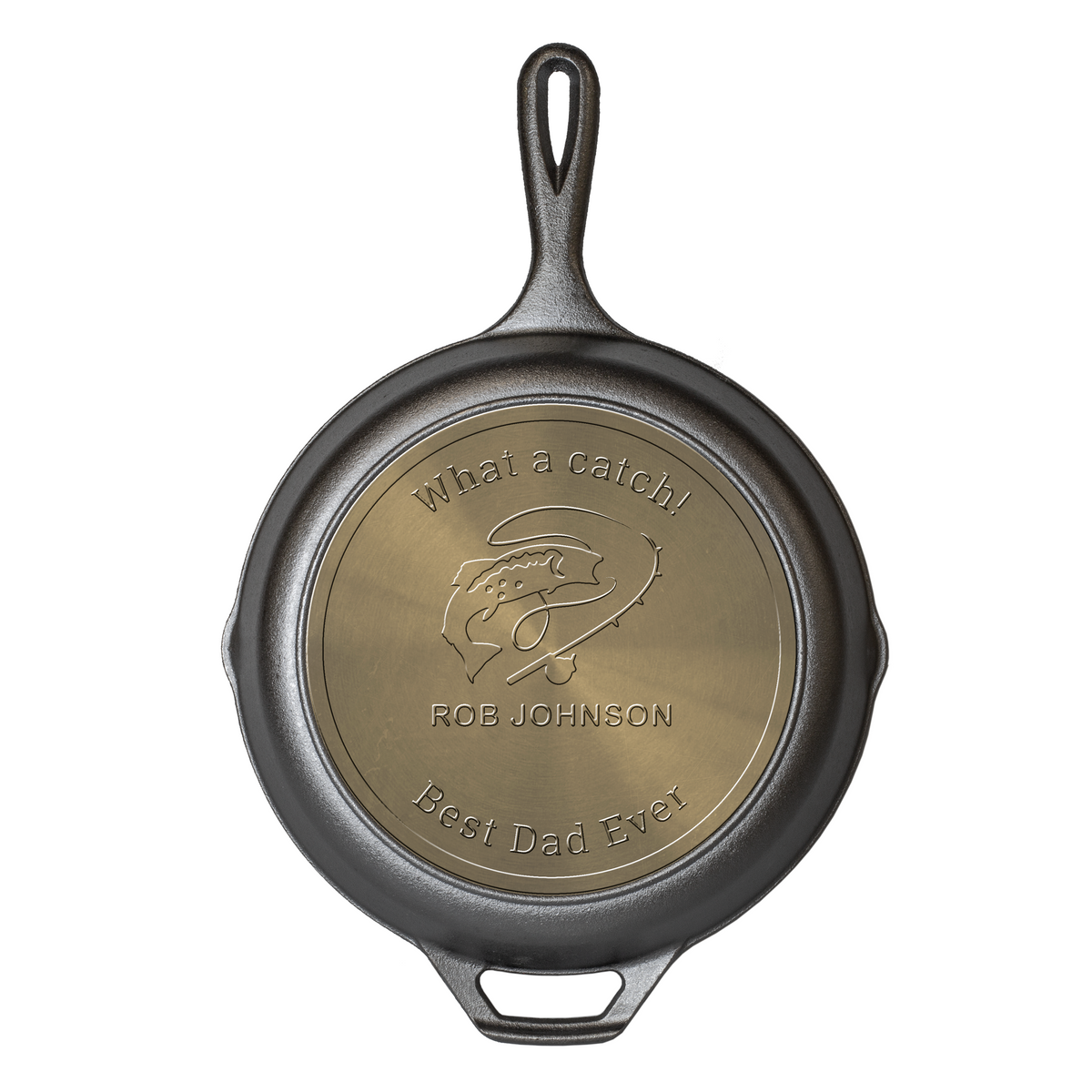 Lodge Custom Engraved Fishing Skillet - Cast Iron Cookware