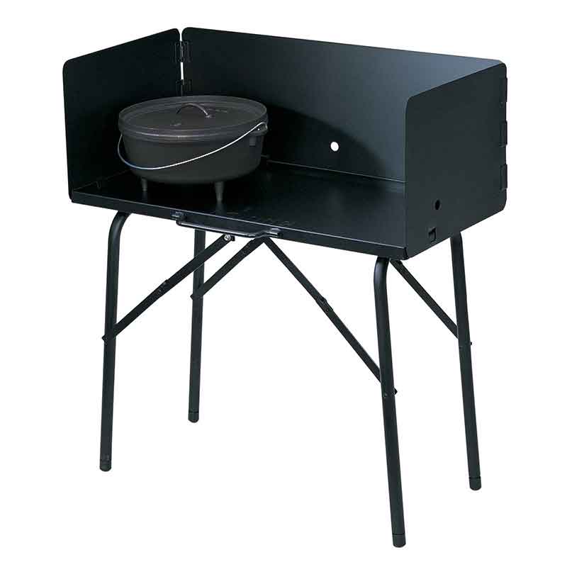 Lodge Outdoor Cooking Table - Camp Cooking Accessory