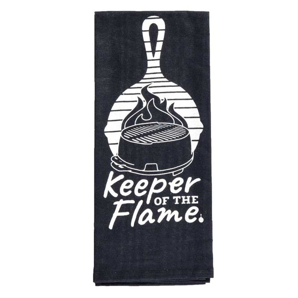 Keeper of the Flame Lodge Dish Towel - Cast Iron Cleaning Accessory