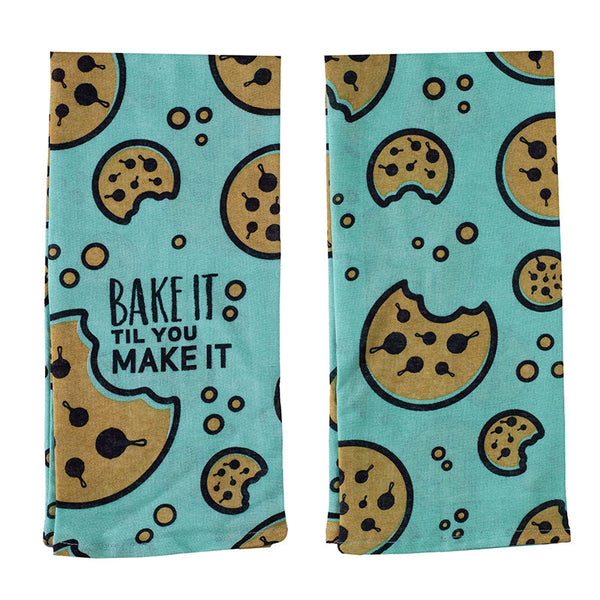 Bake it 'Til You Make It Lodge Dish Towel - Cast Iron Cleaning Accessory