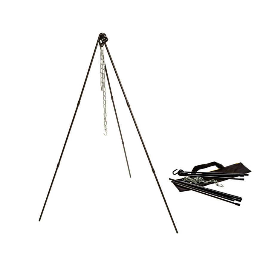 Lodge Adjustable Camp Tripod - Camp Cooking Accessory