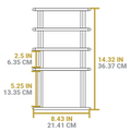 Lodge Cookware Storage Rack - Cast Iron Cleaning Accessory
