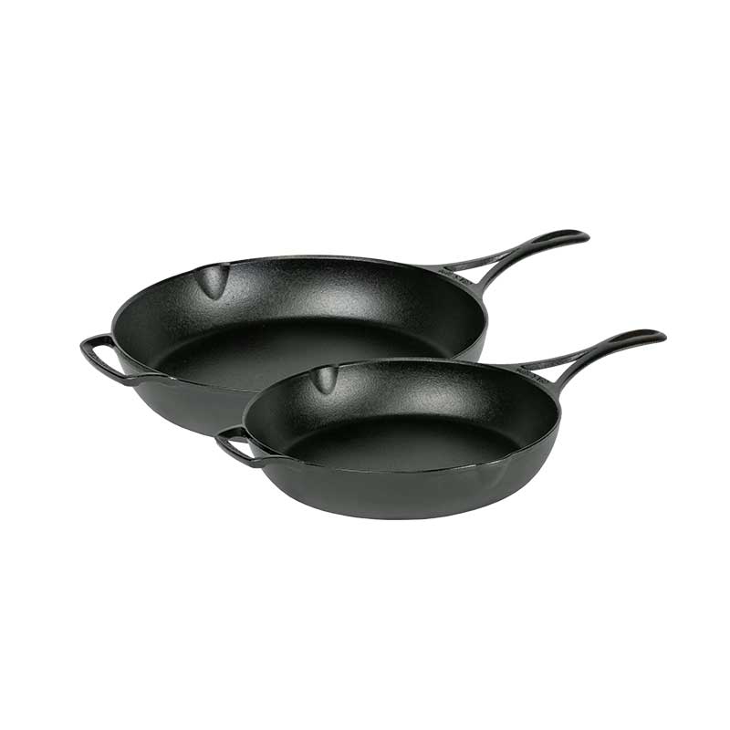 Lodge Blacklock Lightweight Cast Iron Skillet Set - Cookware