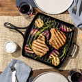 Lodge Blacklock 12 Inch Lightweight Cast Iron Grill Pan - Cookware