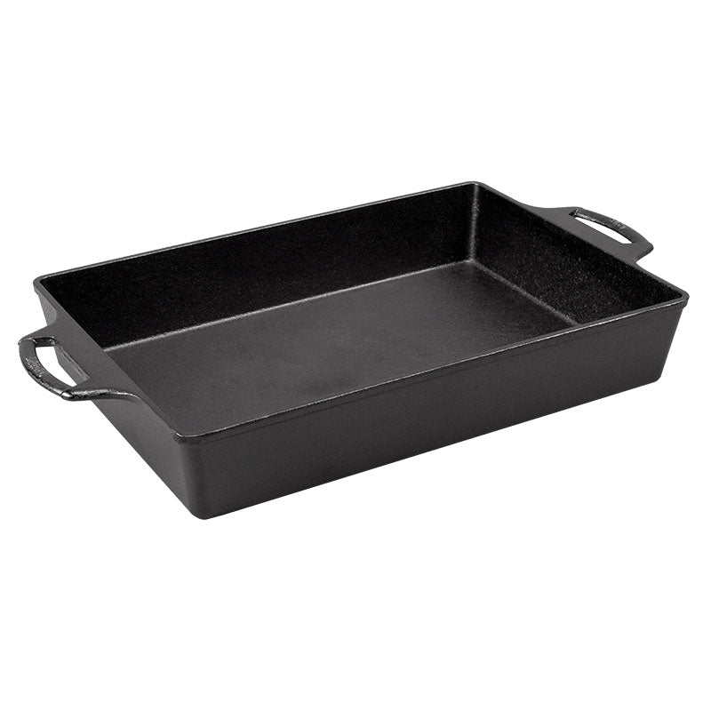Lodge 9 x 13 Inch Seasoned Cast Iron Casserole - Cookware