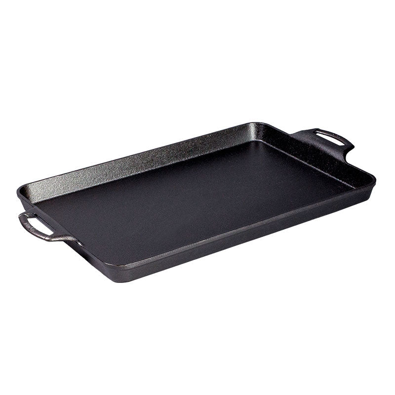 Lodge 15.5 x 10.5 Inch Seasoned Cast Iron Baking Pan - Cookware