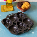 Lodge Skull Mini Cake Pan - Cookware