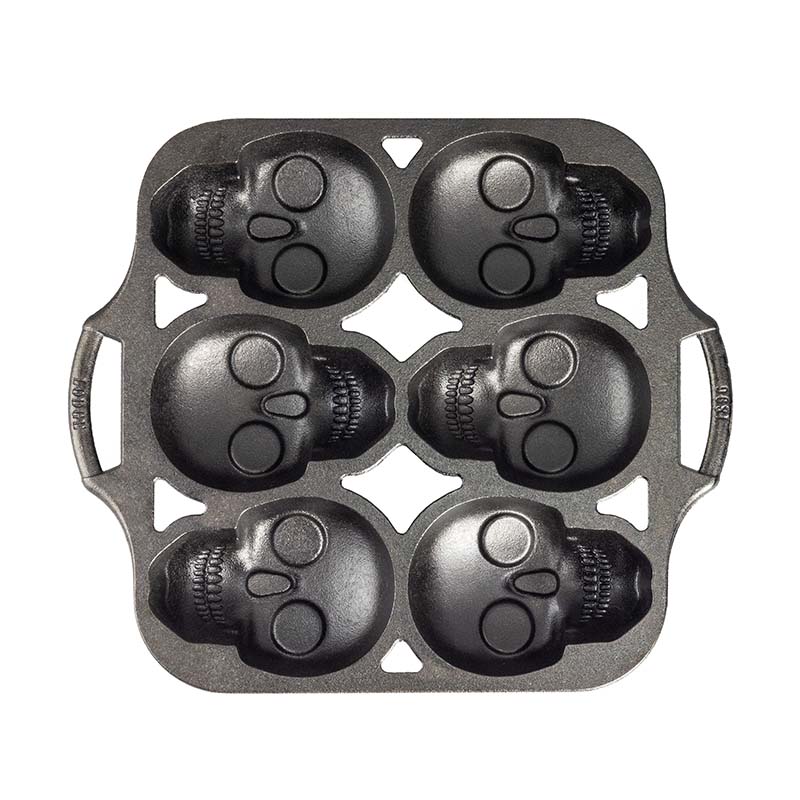 Lodge Skull Mini Cake Pan - Cookware