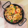 Lodge Carbon Steel Dual Handle Pan - Seasoned Carbon Steel Cookware