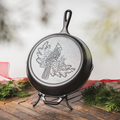 Lodge 10.25 Inch Seasoned Cast Iron Cardinal Skillet - Cookware