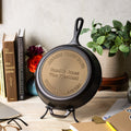 Lodge Custom Engraved Text Skillet - Cast Iron Cookware