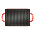 Lodge Enameled Cast Iron 12.5 x 8 Inch Grill Pan