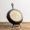 Lodge Custom Engraved Milestone Skillet - Cast Iron Cookware