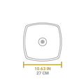 Lodge 10.5 Inch Square Glass Lid - Cookware Lid