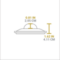 Lodge Heat-Treated 5 Inch Cast Iron Lid - Cookware Lid