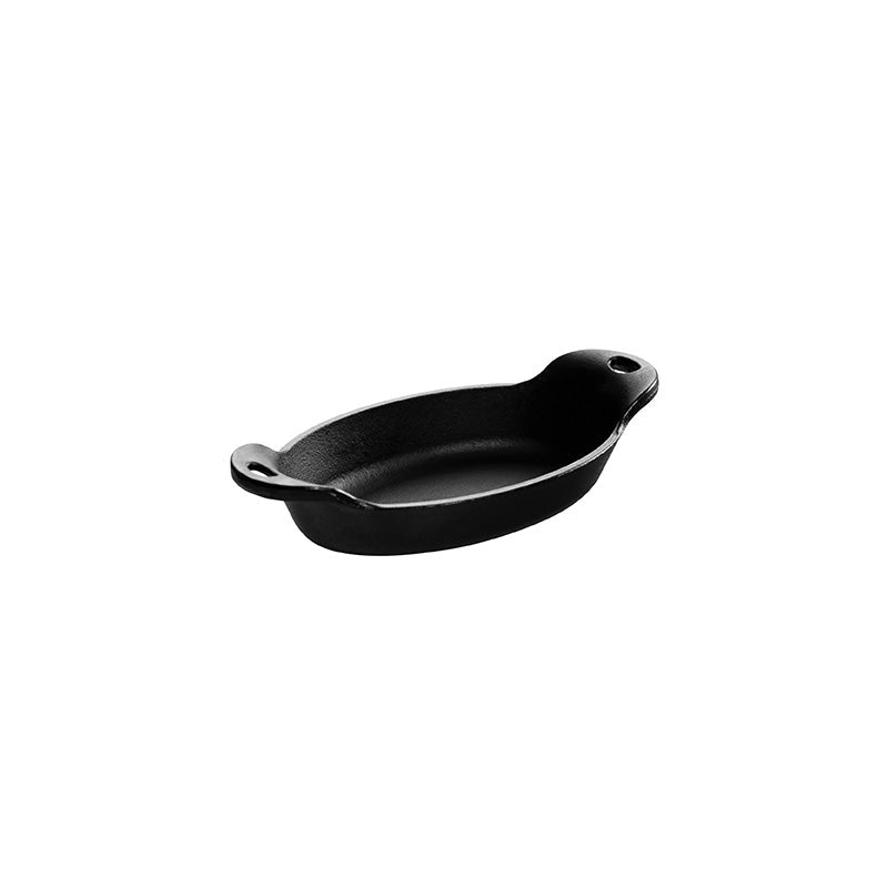 Lodge Heat-Treated 9 oz Oval Cast Iron Mini Server - Cookware