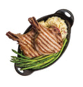 Lodge Heat-Treated 36 oz Oval Cast Iron Server - Cookware