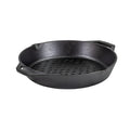 Lodge 12 Inch Seasoned Cast Iron Dual Handle Grilling Basket - Cookware