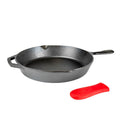 Lodge 12 Inch Cast Iron Skillet with Handle Holder - Cookware Handle Accessory