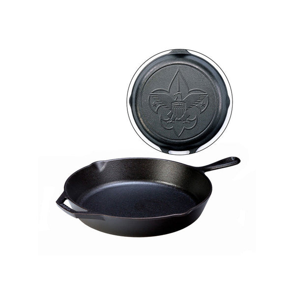 Lodge 12 Inch Cast Iron Scouts Skillet - Cookware