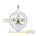 Lodge 12 Inch Cast Iron Scouts Skillet - Cookware
