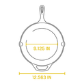 Lodge Classic Cast Iron Skillets - Cookware