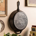Lodge American Road Trip: 12 Inch Seasoned Cast Iron Skillet, Connecticut - Cookware