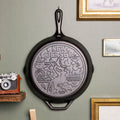 Lodge American Road Trip: 12 Inch Seasoned Cast Iron Skillet, New Jersey - Cookware