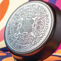 Lodge 12 Inch Seasoned Cast Iron Butterfly Sugar Skull Skillet - Cookware