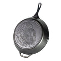 Lodge Wildlife Series 13.25 Inch Cast Iron Turkey Skillet - Cookware